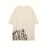 Cartoon Print Crew Neck T-shirt, Casual Short Sleeve Top, Women's Clothing