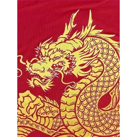 Dragon Print Crew Neck T-Shirt, Casual Short Sleeve Top For Spring & Summer, Women's Clothing Dragon Print Crew Neck T-Shirt, Casual Short Sleeve Top For Spring & Summer, Women's Clothing