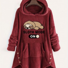 Hoodie For Women Ear Hat Mid-Length Mid-Sleeve Cute Graphic Hooded Top Oversized Sweatshirt Hoodie For Women Ear Hat Mid-Length Mid-Sleeve Cute Graphic Hooded Top Oversized Sweatshirt