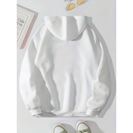 Bear Print Kangaroo Pocket Hoodie, Casual Long Sleeve Drawstring Hoodies Sweatshirt, Women's Clothing Bear Print Kangaroo Pocket Hoodie, Casual Long Sleeve Drawstring Hoodies Sweatshirt, Women's Clothing