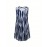 Abstract Ripple Print Dress, Casual V Neck Sleeveless Dress, Women's Clothing