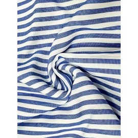 Striped Print Pocket Tank Dress, Versatile Button Front Crew Neck Sleeveless Dress For Spring & Summer, Women's Clothing Striped Print Pocket Tank Dress, Versatile Button Front Crew Neck Sleeveless Dress For Spring & Summer, Women's Clothing