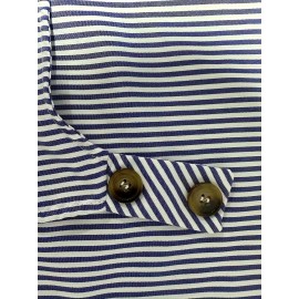 Striped Print Pocket Tank Dress, Versatile Button Front Crew Neck Sleeveless Dress For Spring & Summer, Women's Clothing Striped Print Pocket Tank Dress, Versatile Button Front Crew Neck Sleeveless Dress For Spring & Summer, Women's Clothing