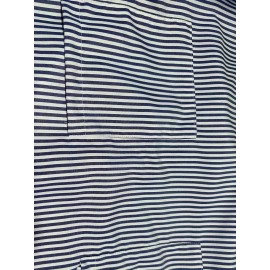 Striped Print Pocket Tank Dress, Versatile Button Front Crew Neck Sleeveless Dress For Spring & Summer, Women's Clothing Striped Print Pocket Tank Dress, Versatile Button Front Crew Neck Sleeveless Dress For Spring & Summer, Women's Clothing