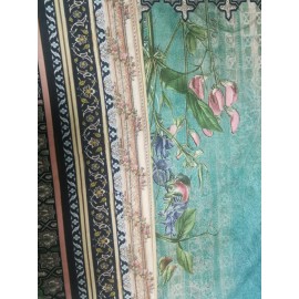 Floral Print Notched Neck Dress, Vintage Long Sleeve Mini Dress, Women's Clothing Floral Print Notched Neck Dress, Vintage Long Sleeve Mini Dress, Women's Clothing